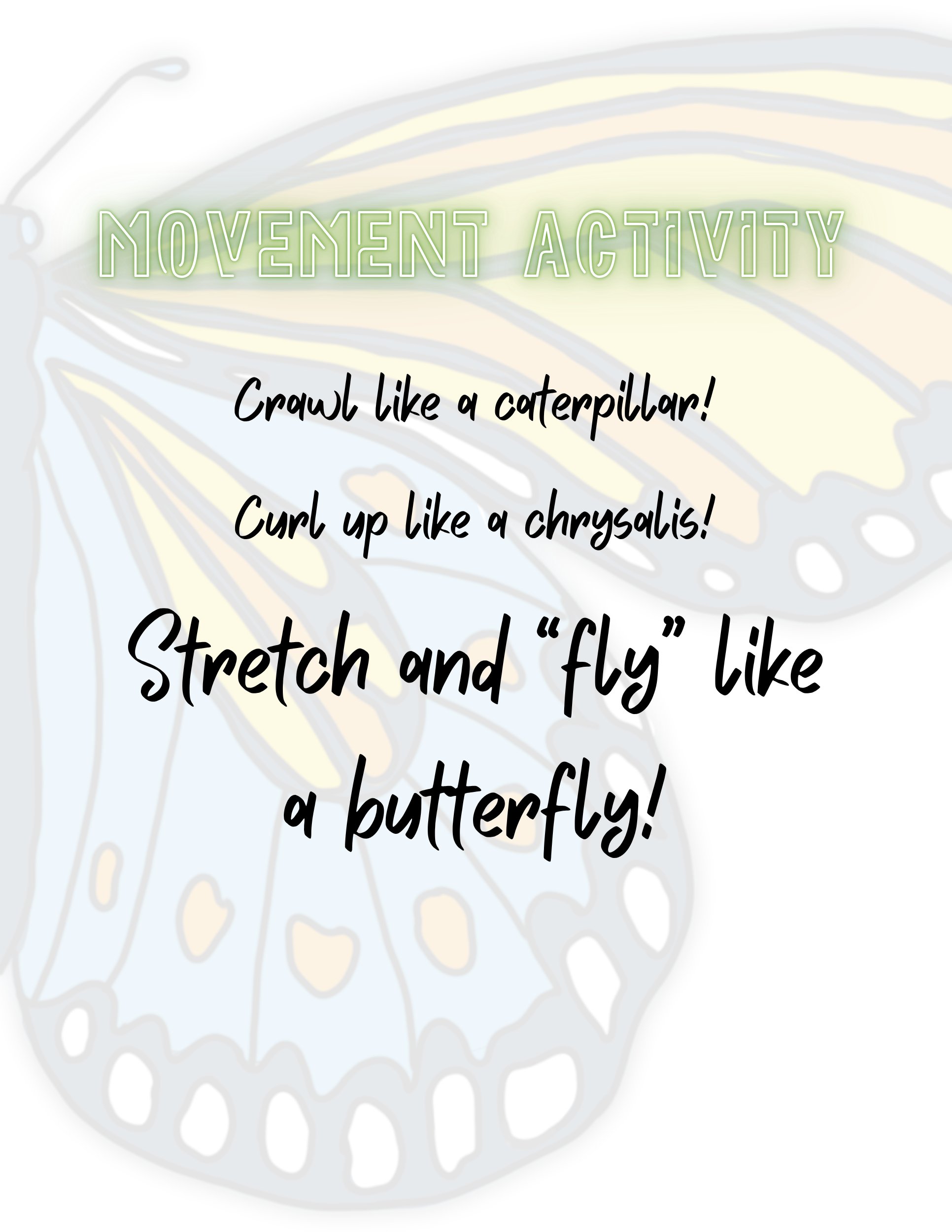 Butterflies Mini Unit (Printable PDF)
