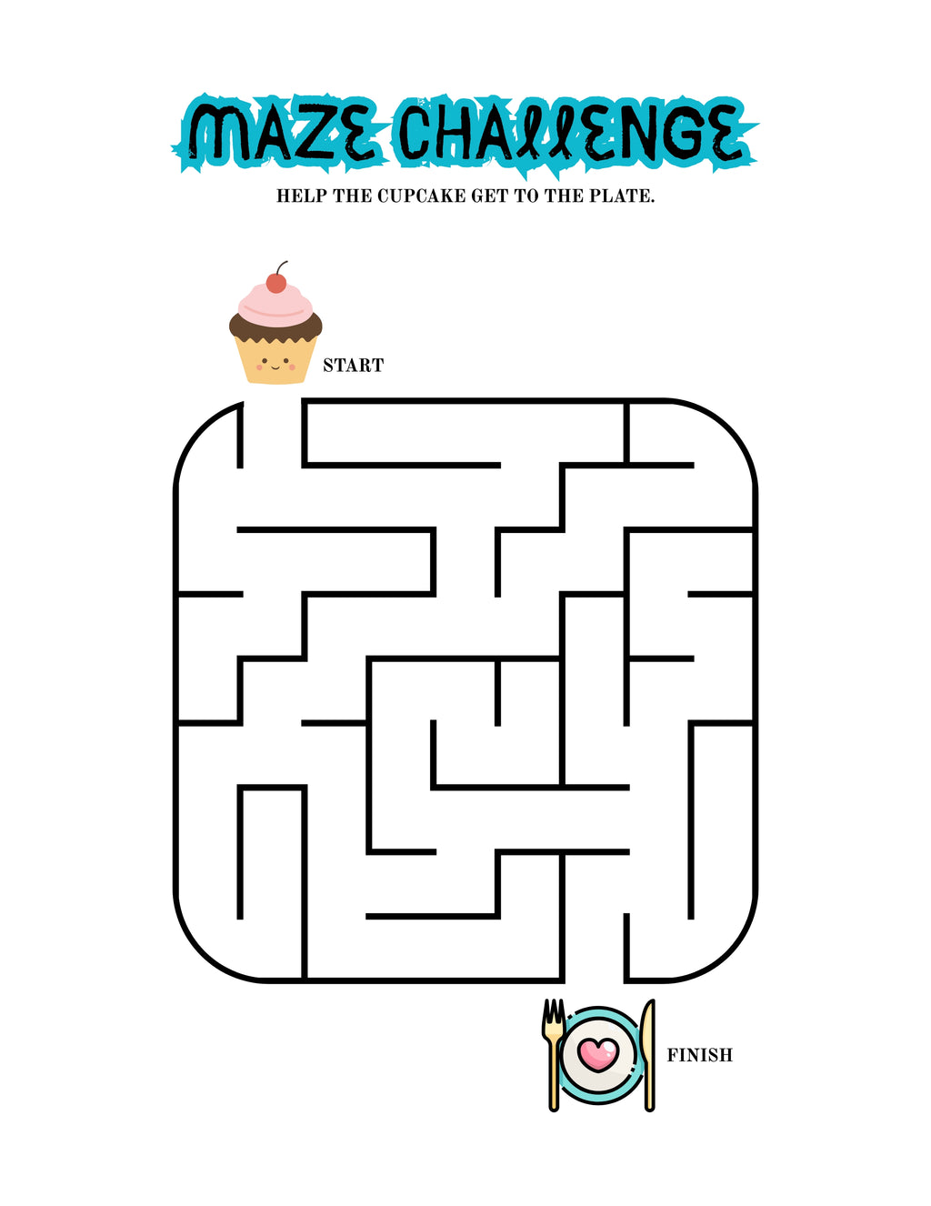 Sweet Treats Coloring Book (Printable PDF)