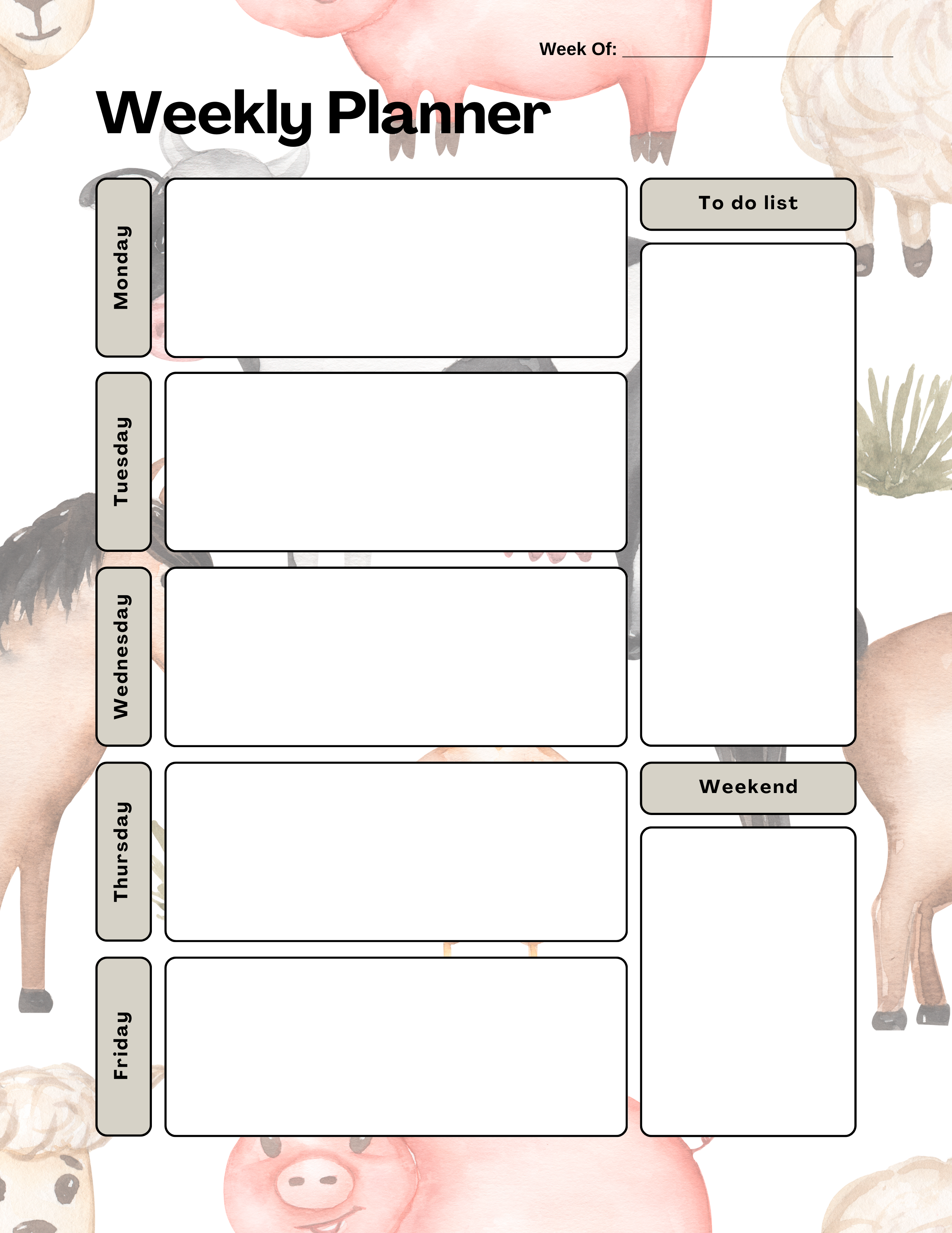 2026 Calendar + Planner for Kids (Printable PDF)