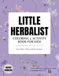Little Herbalist Coloring & Activity Book (Printable PDF)