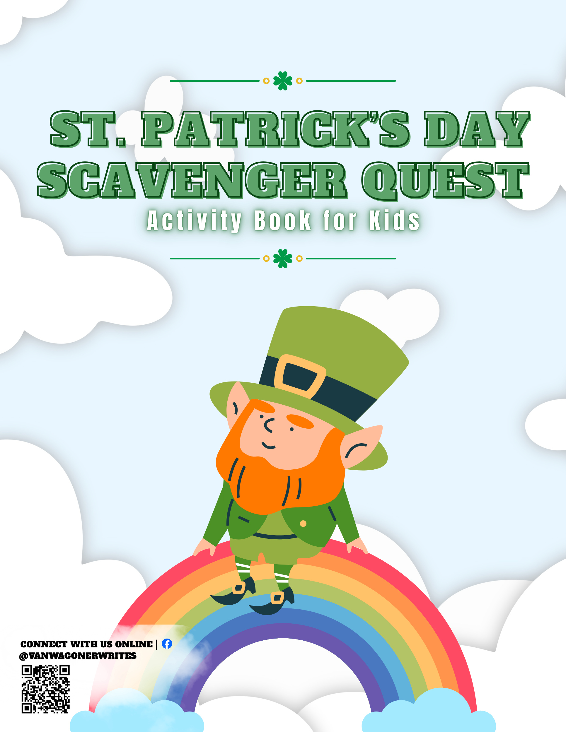 St. Patrick’s Day Scavenger Hunt for Kids – Printable Activity Book (PDF)