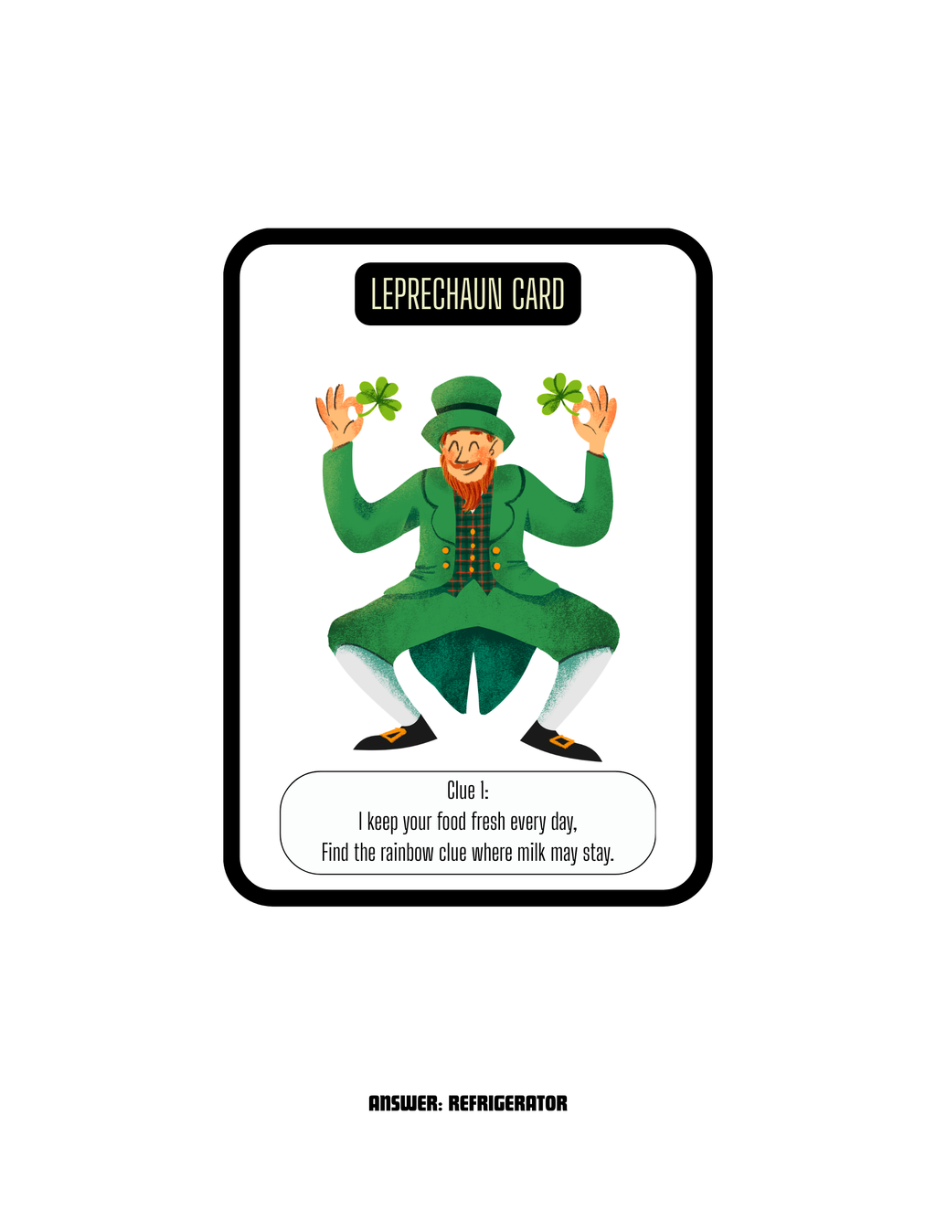 St. Patrick’s Day Scavenger Hunt for Kids – Printable Activity Book (PDF)