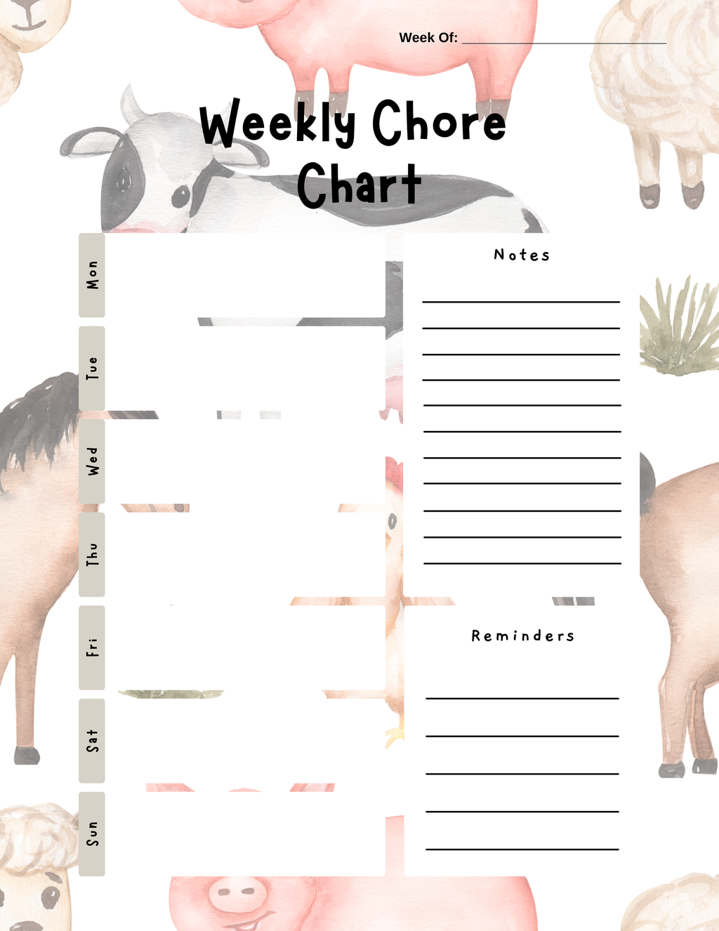 2026 Calendar + Planner for Kids (Printable PDF)