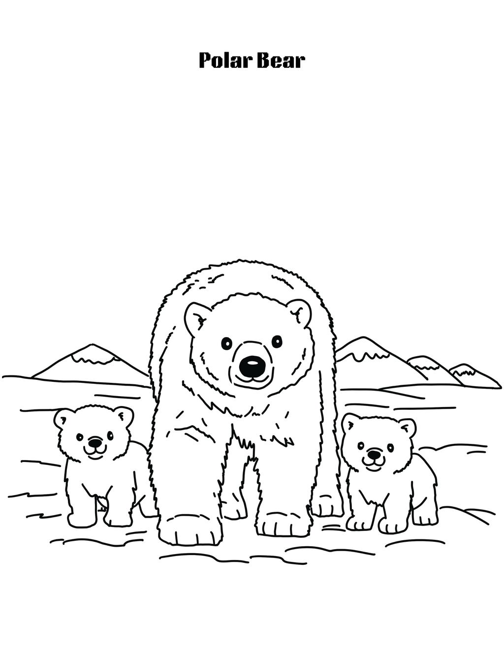 Little Arctic Explorers Coloring Book (Printable PDF)