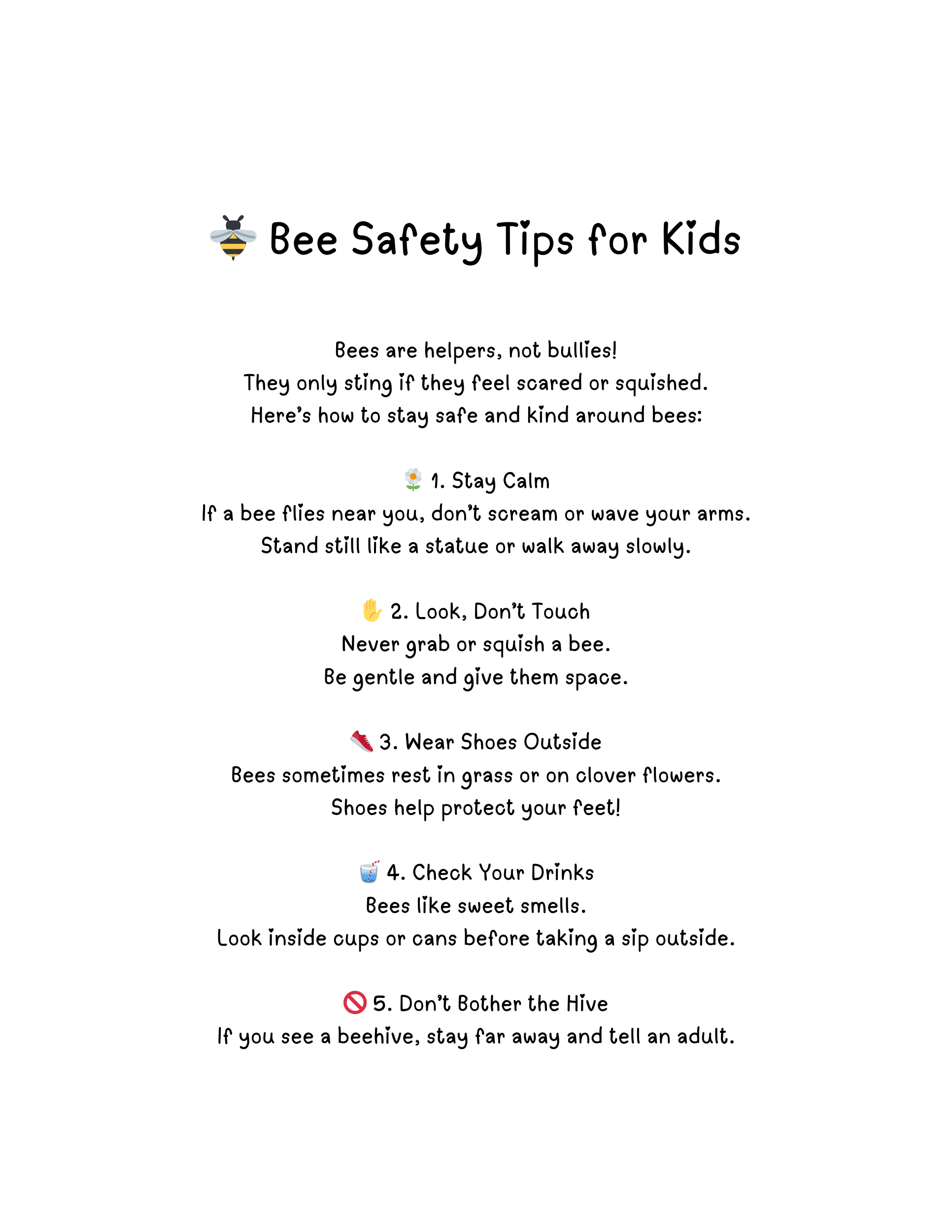 Bzzzy Bee Coloring & Activity Book for Kids (Printable PDF)