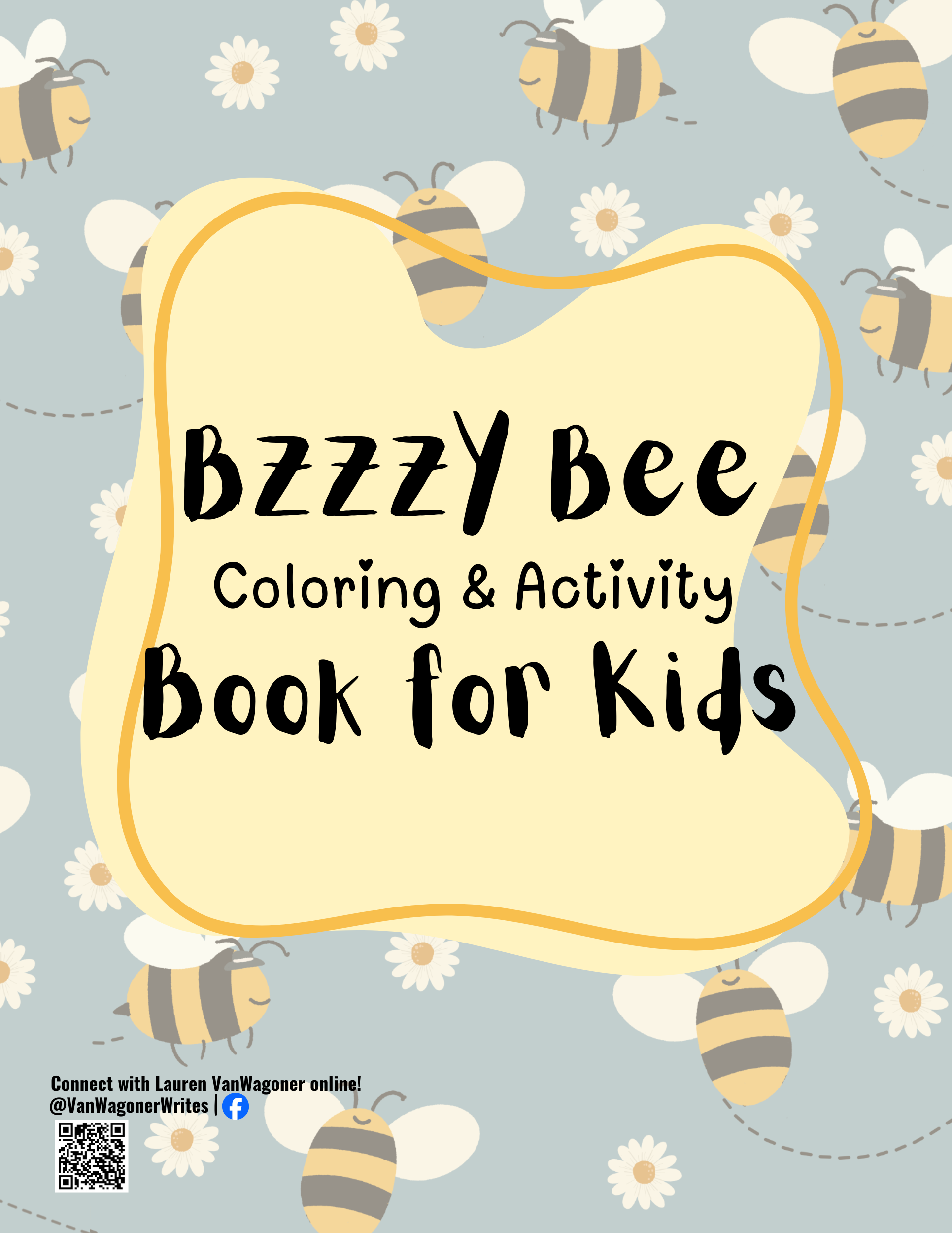Bzzzy Bee Coloring & Activity Book for Kids (Printable PDF)