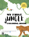 My First Jungle Coloring Book (Printable PDF)